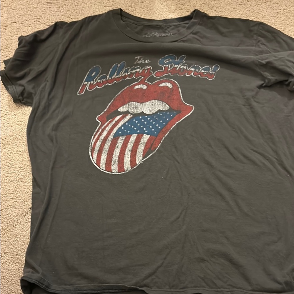 The Rolling Stones Charcoal Tee